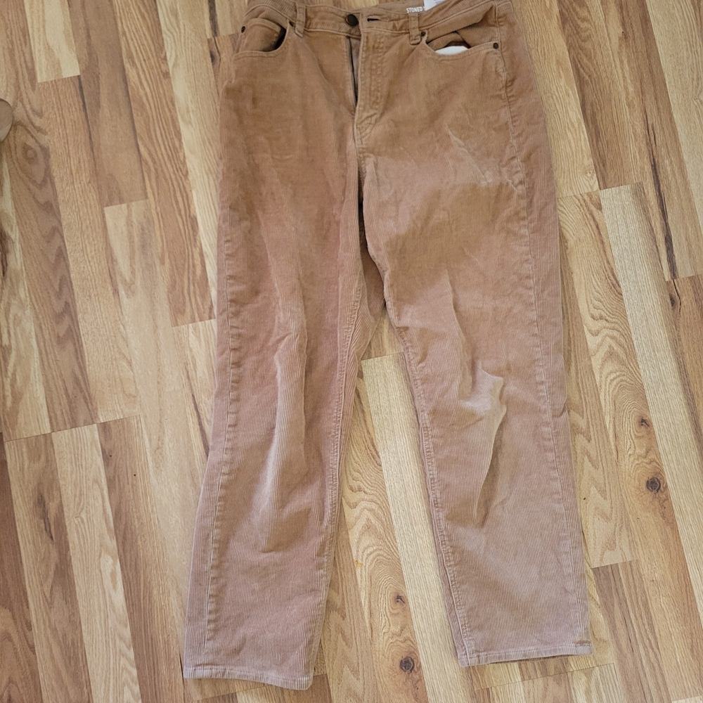 Volcom Stone Straight Corduroy Pants Tan Size 30